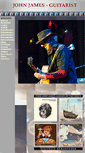 Mobile Screenshot of johnjamesguitarist.com