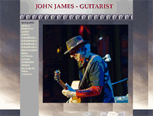 Tablet Screenshot of johnjamesguitarist.com